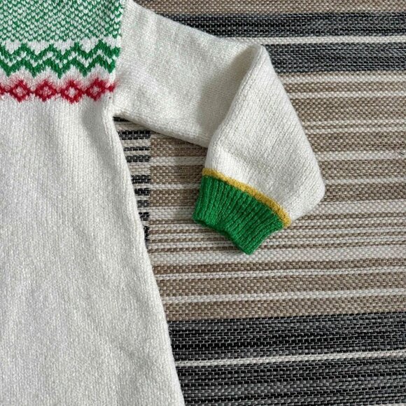 Free People Women's Cherry Heart Sweater Dress Soft Knit Cozy Multicolor Size XS - Picture 8 of 13